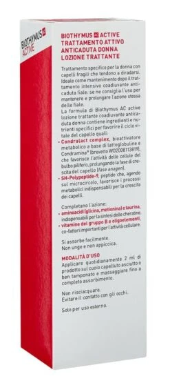 Biothymus AC Active Trattamento Attivo Anti-caduta Donna 100ml -KloraneShop 22065 4