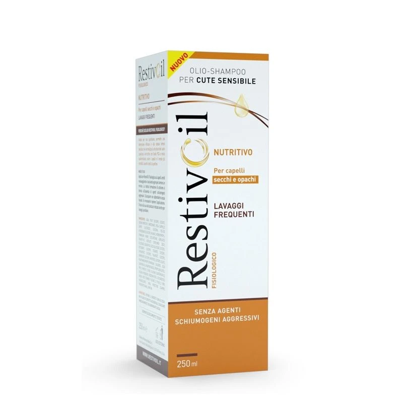 Perrigo Restivoil Fisiologico Nutritivo Olio-shampoo Lavaggi Frequenti Per Capelli Secchi E Opachi 250ml 3 Perrigo Restivoil Fisiologico Nutritivo Olio-shampoo Lavaggi Frequenti Per Capelli Secchi E Opachi 250ml