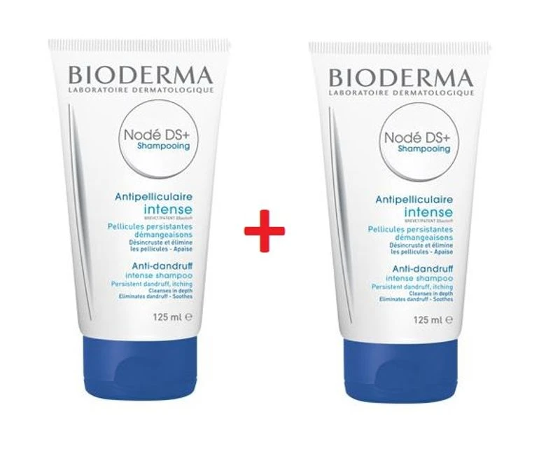 Bioderma Nodé DS+ Shampoo Anti-forfora E Anti-prurito 2x125ml 3 Bioderma Nodé DS+ Shampoo Anti-forfora E Anti-prurito 2x125ml