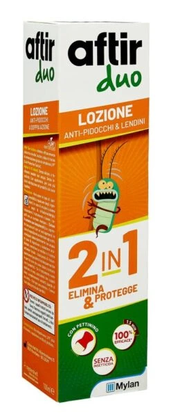 Aftir Duo Lozione Antipidocchi 100ml Con Pettinino 9 Aftir Duo Lozione Antipidocchi 100ml Con Pettinino -KloraneShop aftir duo lozione antipidocchi 100ml con pettinino 4 1606836704