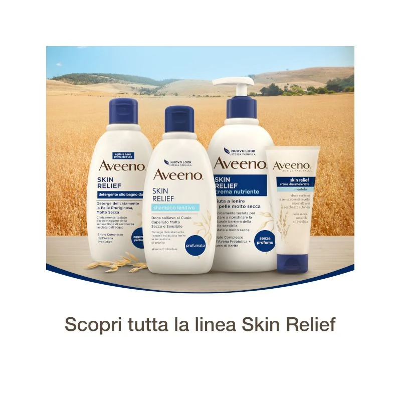 Aveeno Skin Relief Shampoo Lenitivo Profumato 300ml 9 Aveeno Skin Relief Shampoo Lenitivo Profumato 300ml - immagine 7