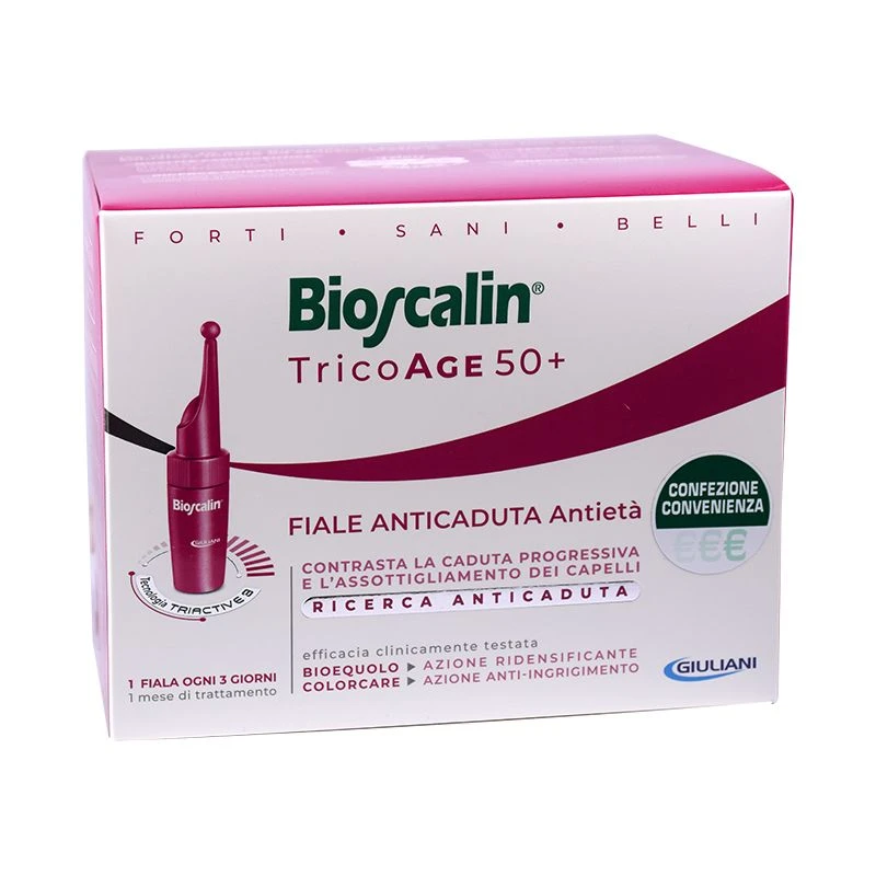 Bioscalin TricoAge 50+ Trattamento Anticaduta Donna 10 Fiale 3 Bioscalin TricoAge 50+ Trattamento Anticaduta Donna 10 Fiale