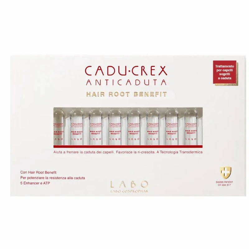 Cadu-Crex Anticaduta Hair Root Benefit Caduta Abbondante Donna 20 Fiale 3 Cadu-Crex Anticaduta Hair Root Benefit Caduta Abbondante Donna 20 Fiale