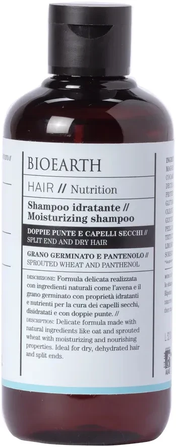 Bioearth Shampoo Idratante 250ml 3 Bioearth Shampoo Idratante 250ml