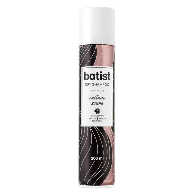 Batist Shampoo Secco Per Capelli Colorati Castano Scuro 200ml 3 Batist Shampoo Secco Per Capelli Colorati Castano Scuro 200ml