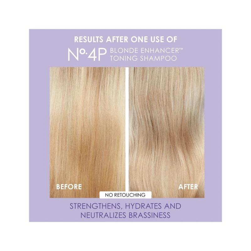Olaplex No.4P Blonde Enhancer Toning Shampoo 250ml 7 Olaplex No.4P Blonde Enhancer Toning Shampoo 250ml - immagine 5