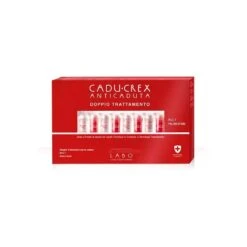 Cadu-Crex Anti-Caduta PLC7 Pilum Stem Doppio Trattamento Caduta Abbondante Donna 10+10 Fiale