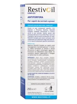 Perrigo Restivoil Complex Antiforfora Olio-Shampoo Per Cute Sensibile Capelli Da Normali A Grassi 250ml -KloraneShop restivoil complex antiforfora olio shampoo per cute sensibile capelli da normali a grassi 250ml 5 1676907403