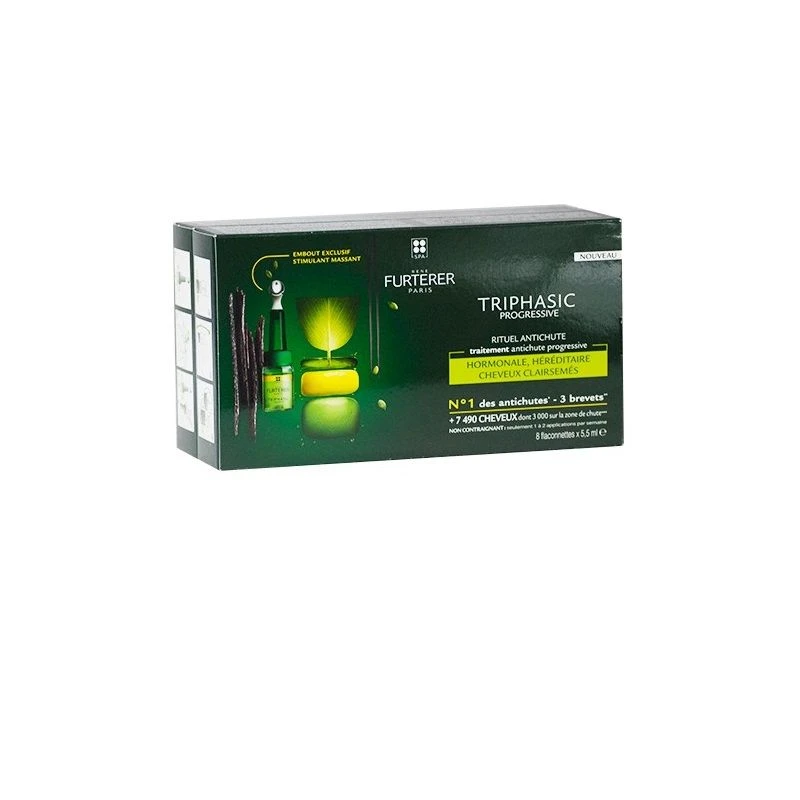 Rene Furterer Triphasic Progressive Trattamento Anticaduta Capelli 8 Fiale 3 Rene Furterer Triphasic Progressive Trattamento Anticaduta Capelli 8 Fiale